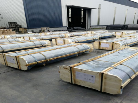 Graphite Electrode With Strong Packaging In RS Factory